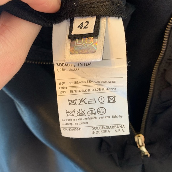 SOLD!🤎Dolce & Gabbana Black Dress - Picture 10 of 15